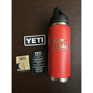 YETI Rambler 26oz Bottle Red Purina Friskies Limited Edition w/ Chug Cap New